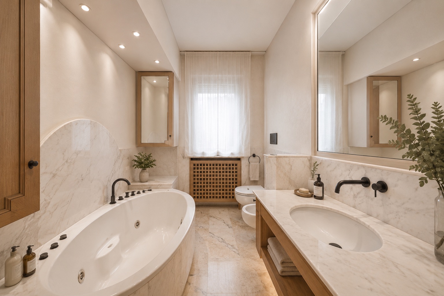 Restyling del bagno con vasca — Attico Busto Arsizio